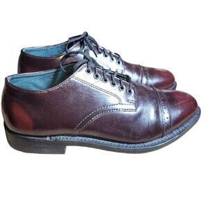 Executive Imperials Style‎ 607502 Reddish Brown Leather Cap Toe Oxfords Size 8EE